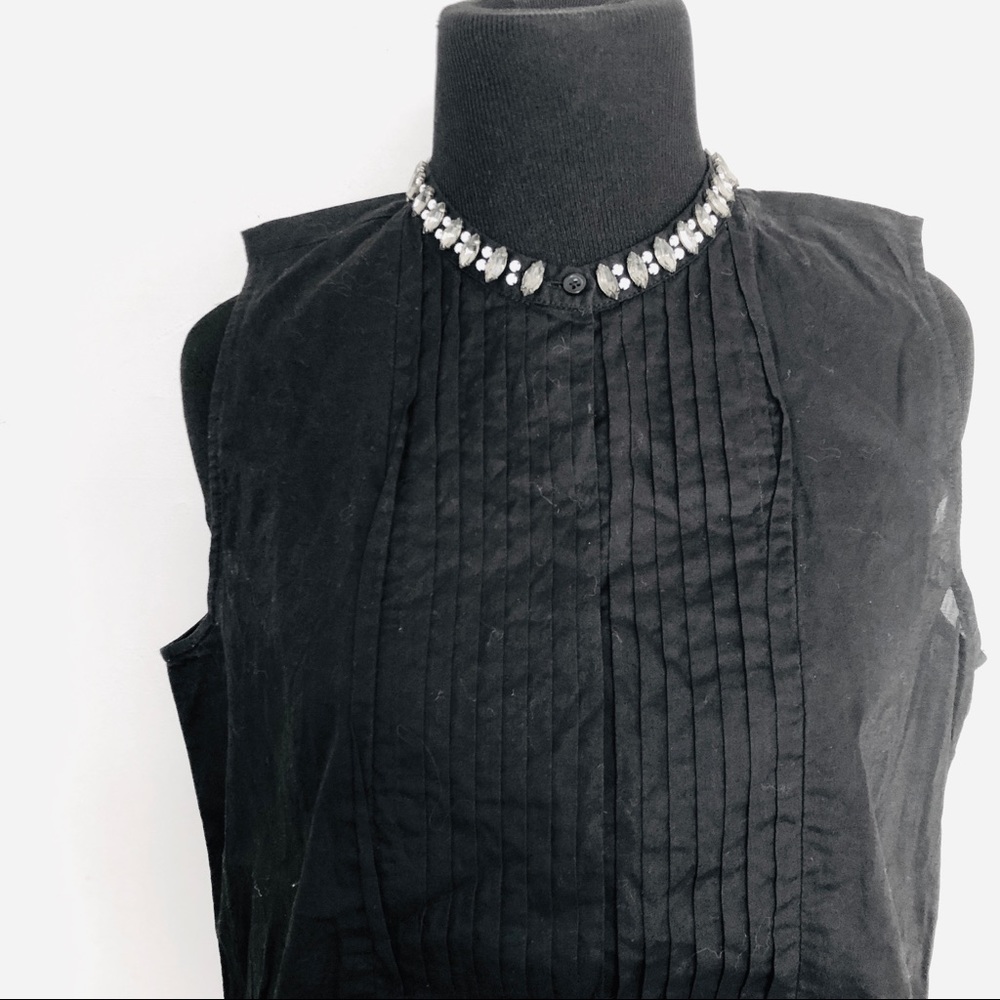 J. Crew jewel neck sleeveless top - Picture 2 of 12